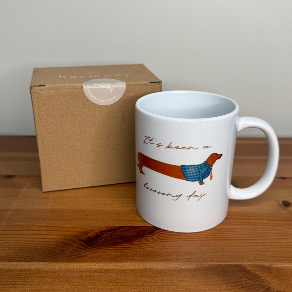 Dachshund Mug “it’s been a long day” by Harmony